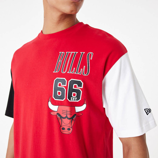 New Era Ανδρική κοντομάνικη μπλούζα Chicago Bulls NBA Oversized T-Shirt